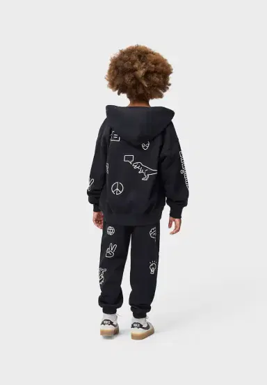 MOLO Marley cotton-blend fleece zip-up hoodie | Thumbnail 5