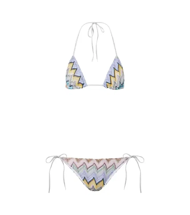 Missoni Zigzag lamé bikini