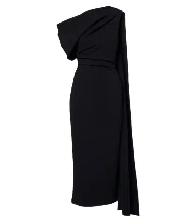 Roksanda Maite caped crêpe midi dress | Thumbnail 1