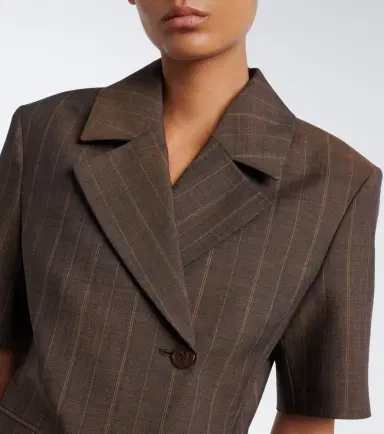 Ganni Striped wool blazer | Thumbnail 5 Ganni Striped wool blazer | Thumbnail 5