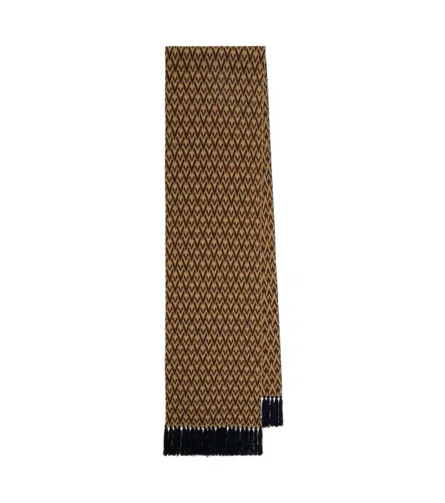 Valentino Garavani Toute La V virgin jacquard wool scarf