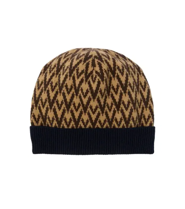 Valentino Garavani Toute La V jacquard virgin wool beanie