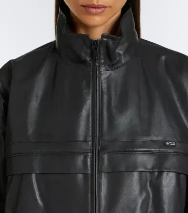Prada Cropped leather jacket | Thumbnail 3 Prada Cropped leather jacket | Thumbnail 3
