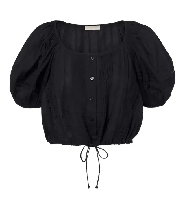 Ulla Johnson Clara embroidered cotton crop top