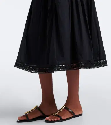 Ulla Johnson Alice embroidered tiered cotton midi skirt | Thumbnail 2