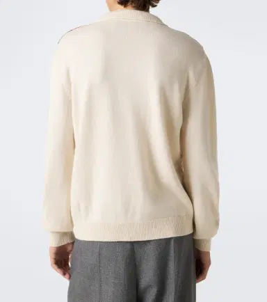 Valentino Jacquard cashmere polo sweater | Thumbnail 3 Valentino Jacquard cashmere polo sweater | Thumbnail 3