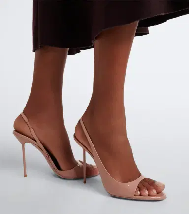 Paris Texas Lidia patent leather slingback sandals | Thumbnail 6