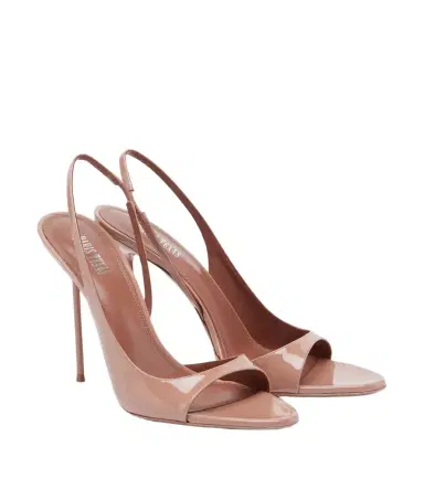Paris Texas Lidia patent leather slingback sandals | Thumbnail 1