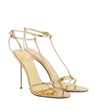 Paris Texas Lidia metallic patent leather sandals | Thumbnail 1 Paris Texas Lidia metallic patent leather sandals | Thumbnail 1