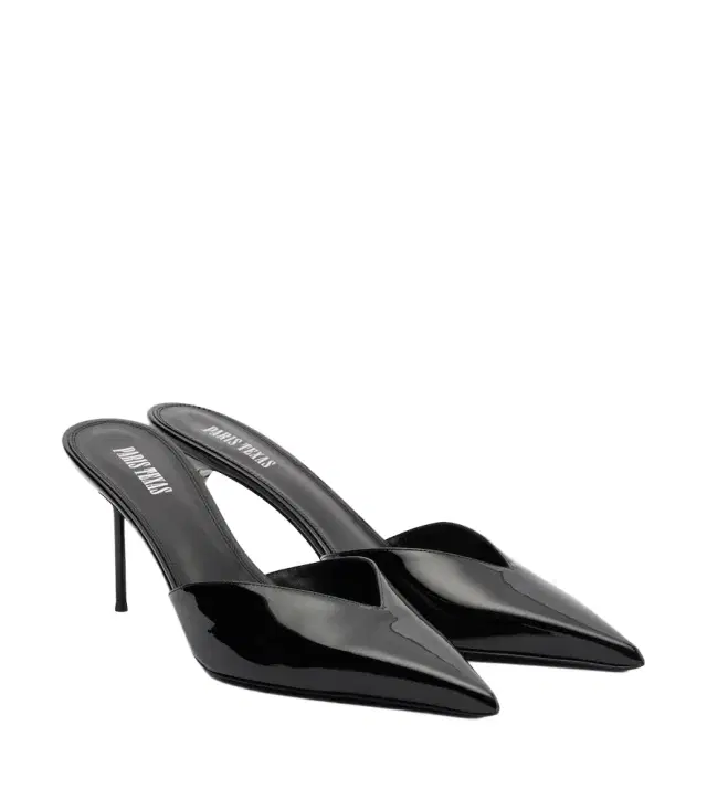 Paris Texas Lidia patent leather mules