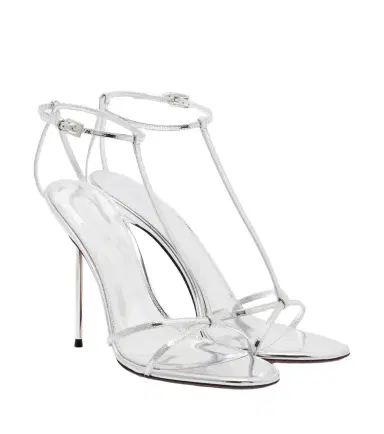 Paris Texas Lidia metallic patent leather sandals | Thumbnail 1 Paris Texas Lidia metallic patent leather sandals | Thumbnail 1