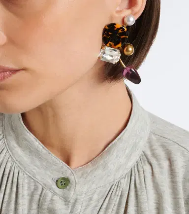 Dries Van Noten Embellished earrings | Thumbnail 5