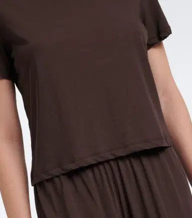 LESET Milo cropped cotton T-shirt | Thumbnail 3