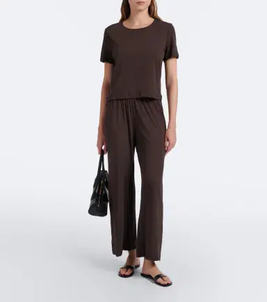 LESET Milo cropped cotton T-shirt | Thumbnail 5