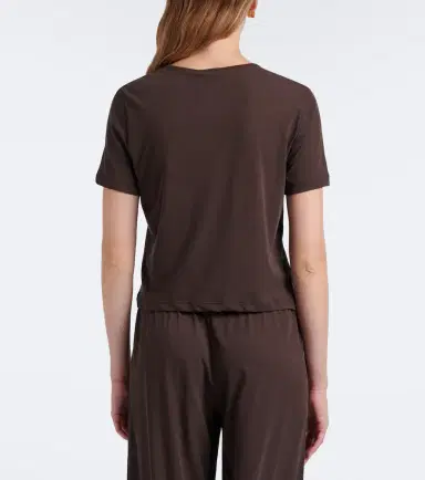 LESET Milo cropped cotton T-shirt | Thumbnail 6