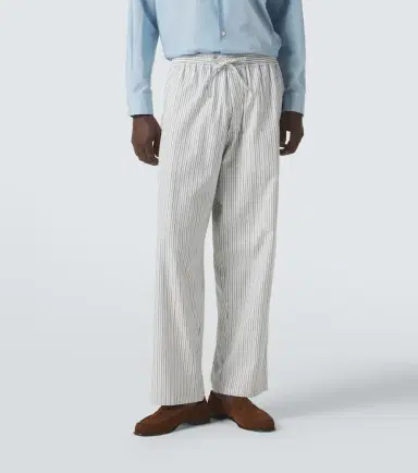 Umit Benan Julian striped cotton wide-leg pants | Thumbnail 3