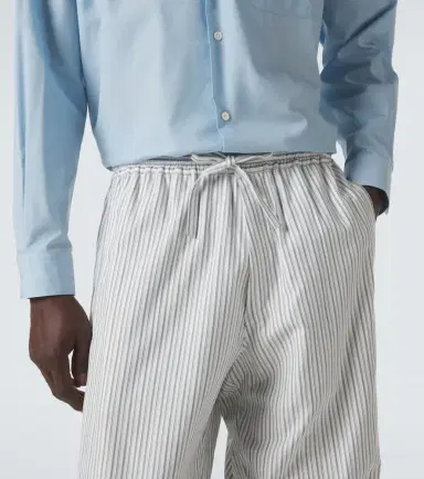 Umit Benan Julian striped cotton wide-leg pants | Thumbnail 4