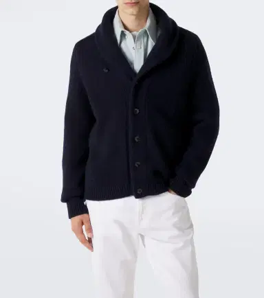 UMIT BENAN Montana cashmere and silk cardigan | Thumbnail 3