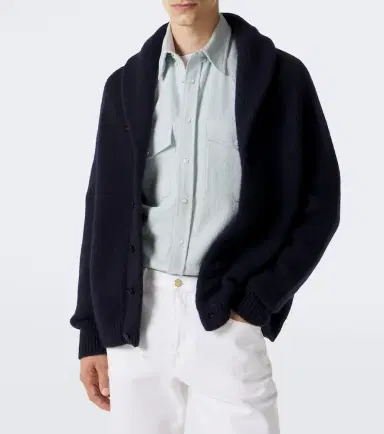 UMIT BENAN Montana cashmere and silk cardigan | Thumbnail 4