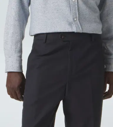 Umit Benan Matt cotton-blend straight pants | Thumbnail 3