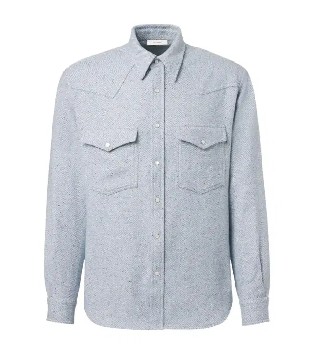 Umit Benan Kevin cashmere and silk Western shirt
