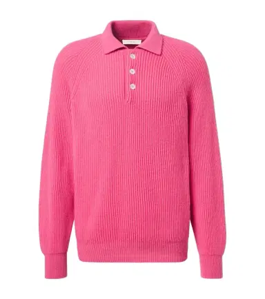 UMIT BENAN Diana cashmere polo sweater | Thumbnail 1 UMIT BENAN Diana cashmere polo sweater | Thumbnail 1