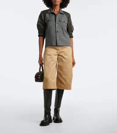 Sacai Wool twill and technical jacket | Thumbnail 2 Sacai Wool twill and technical jacket | Thumbnail 2