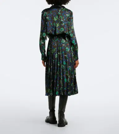 Sacai Floral plissé midi skirt | Thumbnail 5 Sacai Floral plissé midi skirt | Thumbnail 5