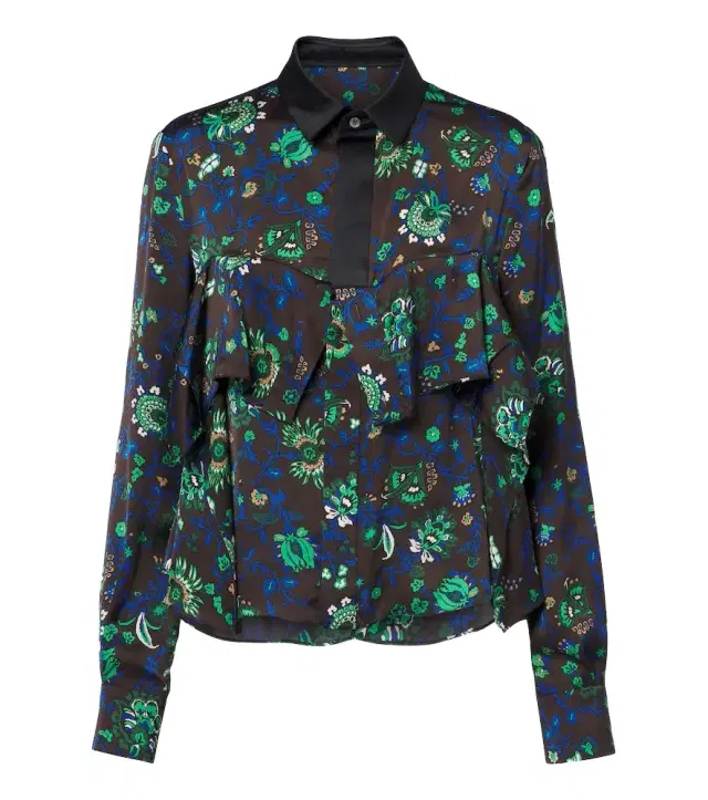 Sacai Floral blouse