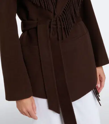 Simkhai Fringed wool-blend jacket | Thumbnail 7