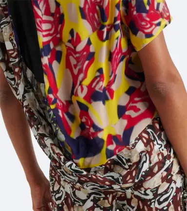 Dries Van Noten Printed draped top | Thumbnail 5 Dries Van Noten Printed draped top | Thumbnail 5