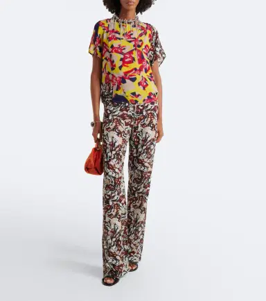 Dries Van Noten Printed draped top | Thumbnail 6 Dries Van Noten Printed draped top | Thumbnail 6
