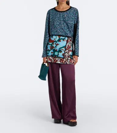 Dries Van Noten Printed cotton jersey top | Thumbnail 4 Dries Van Noten Printed cotton jersey top | Thumbnail 4