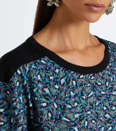 Dries Van Noten Printed cotton jersey top | Thumbnail 6 Dries Van Noten Printed cotton jersey top | Thumbnail 6