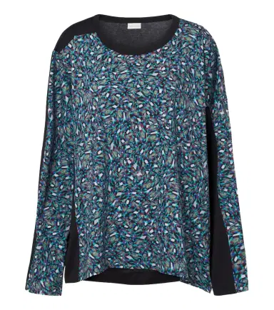 Dries Van Noten Printed cotton jersey top | Thumbnail 1 Dries Van Noten Printed cotton jersey top | Thumbnail 1