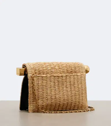 Jacquemus Rond Carré Small raffia-effect clutch | Thumbnail 4 Jacquemus Rond Carré Small raffia-effect clutch | Thumbnail 4