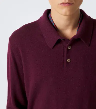 Rubinacci Cashmere polo sweater | Thumbnail 3