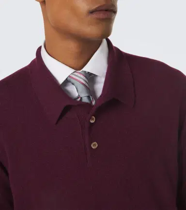 Rubinacci Cashmere polo sweater | Thumbnail 6