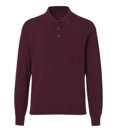 Rubinacci Cashmere polo sweater | Thumbnail 1