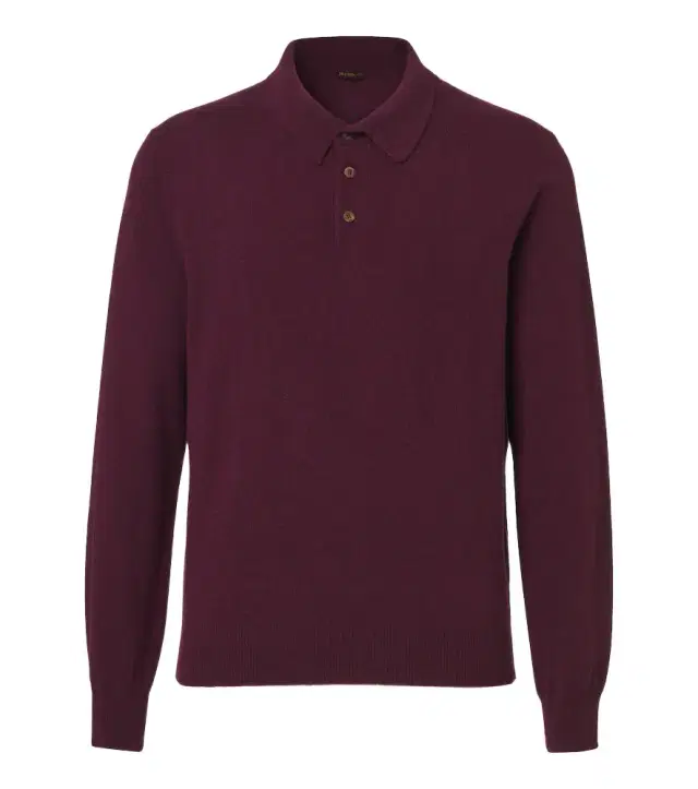 Rubinacci Cashmere polo sweater