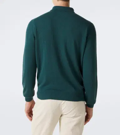 Rubinacci Cashmere polo sweater | Thumbnail 3