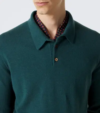 Rubinacci Cashmere polo sweater | Thumbnail 4