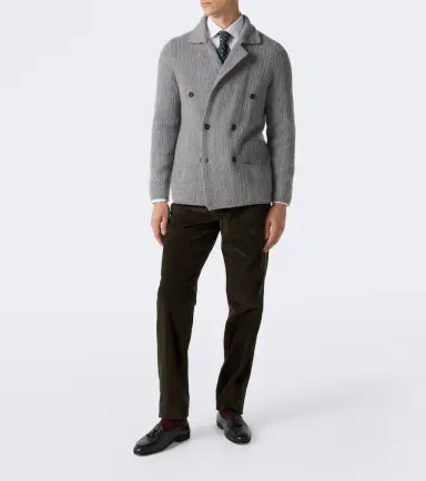 Rubinacci Modluca cotton corduroy straight pants | Thumbnail 2 Rubinacci Modluca cotton corduroy straight pants | Thumbnail 2