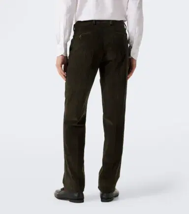 Rubinacci Modluca cotton corduroy straight pants | Thumbnail 4 Rubinacci Modluca cotton corduroy straight pants | Thumbnail 4