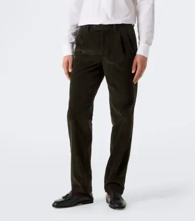 Rubinacci Modluca cotton corduroy straight pants | Thumbnail 5 Rubinacci Modluca cotton corduroy straight pants | Thumbnail 5