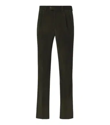 Rubinacci Modluca cotton corduroy straight pants | Thumbnail 1 Rubinacci Modluca cotton corduroy straight pants | Thumbnail 1