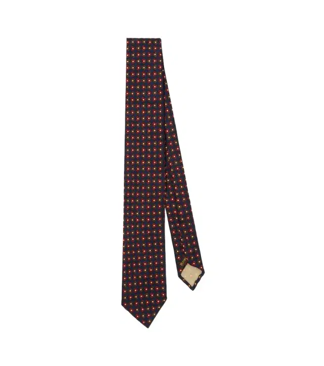 Rubinacci Printed silk tie