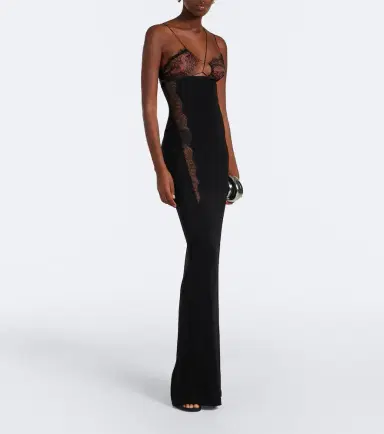 Nensi Dojaka Cutout lace-trimmed maxi dress | Thumbnail 4