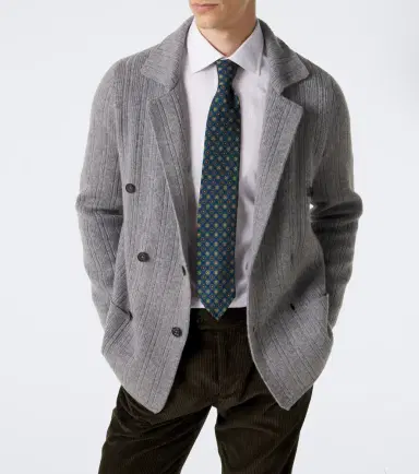 Rubinacci Printed silk tie | Thumbnail 3