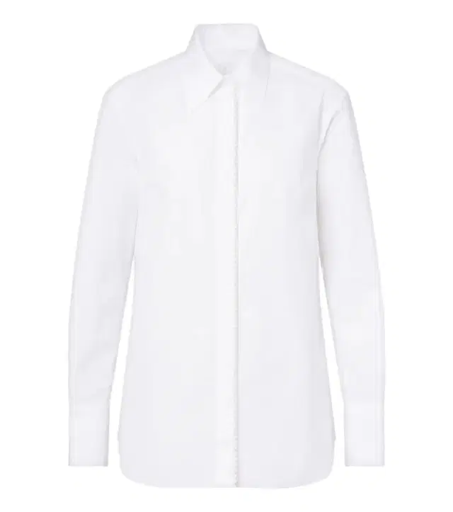 Eleventy Cotton and silk poplin shirt